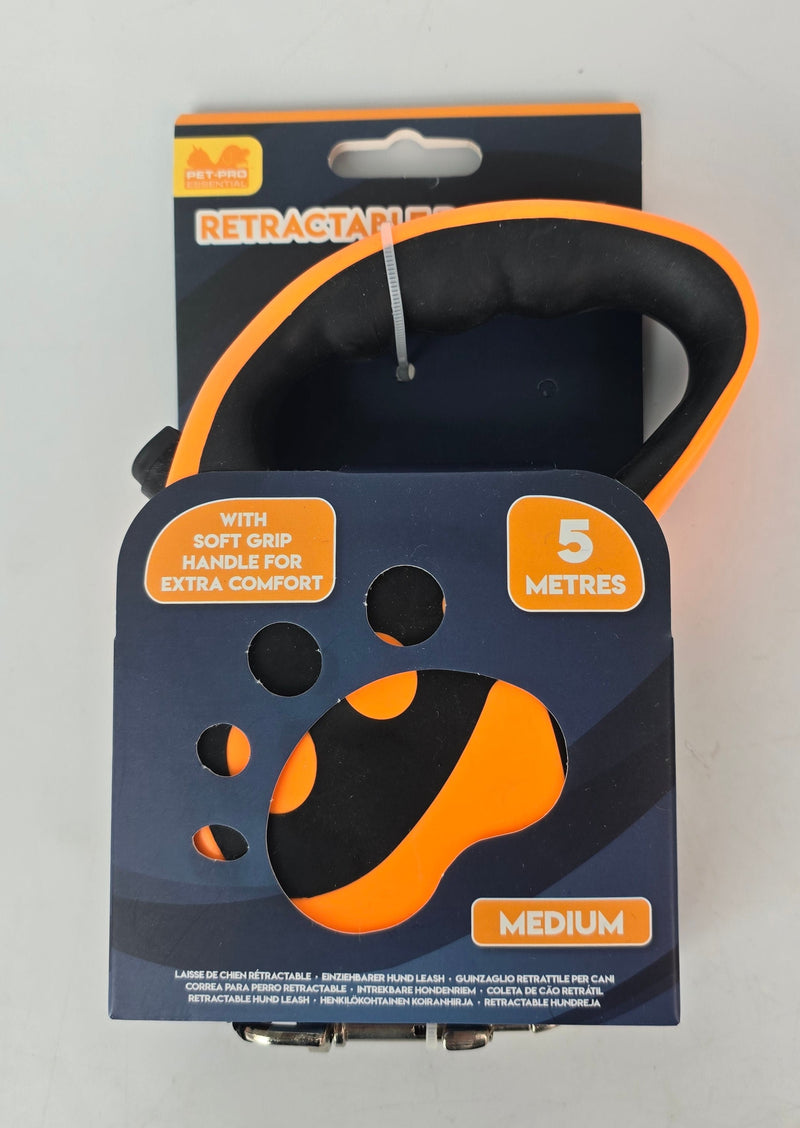 5m Retractable Dog Lead Medium