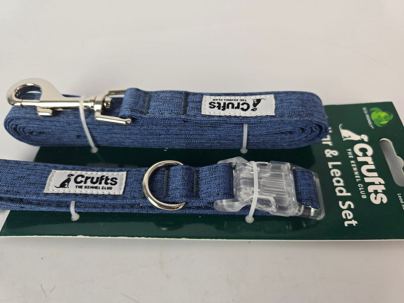 Crufts Medium Dog Collar and Lead Set