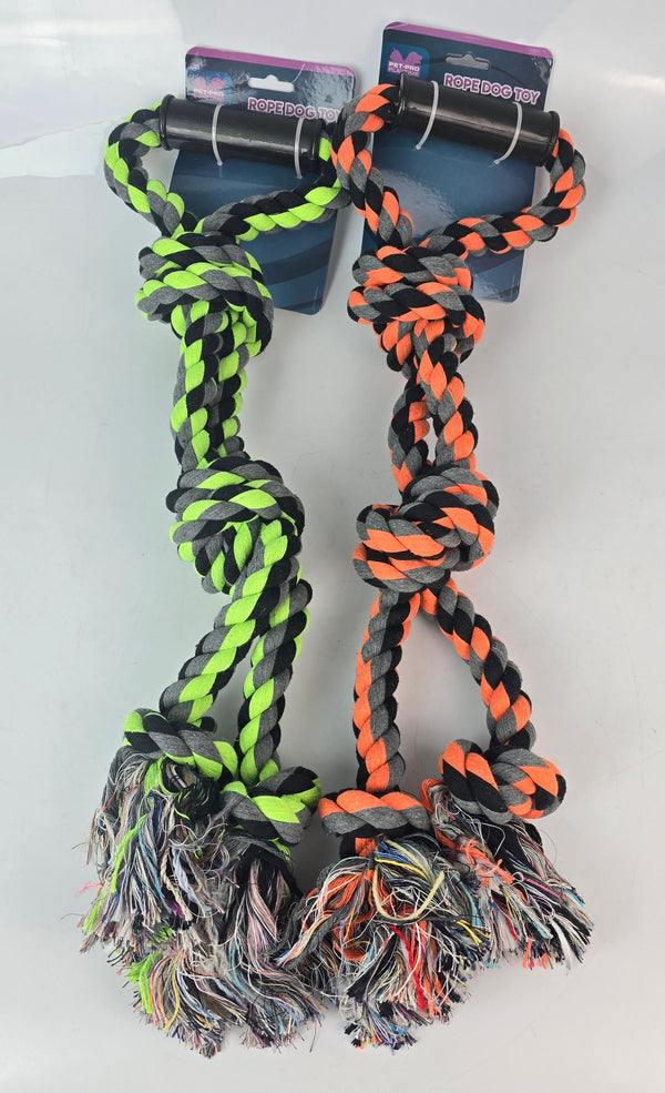 Jumbo Dog Rope Toy with Handle