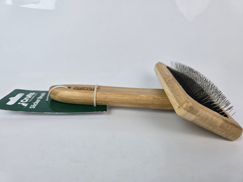 Crufts Bamboo Slicker Brush for Pets