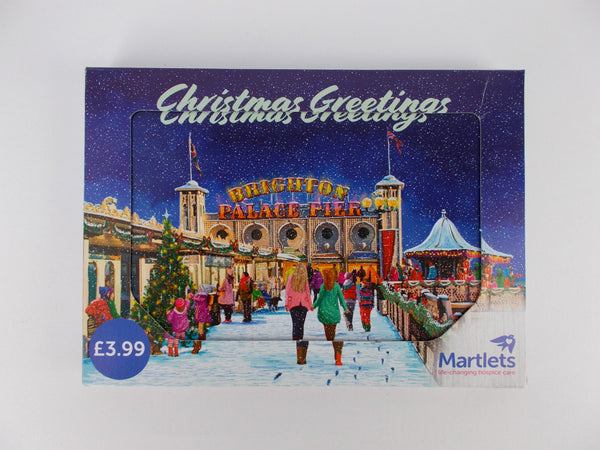 Snow on the Pier Brighton Christmas Cards
