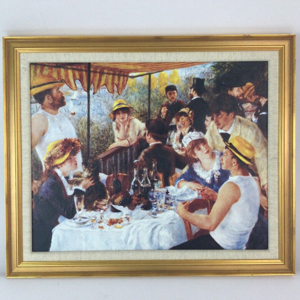 Luncheon Of The Boating Party By Pierre Auguste Renoir Custom Frame Reproduction