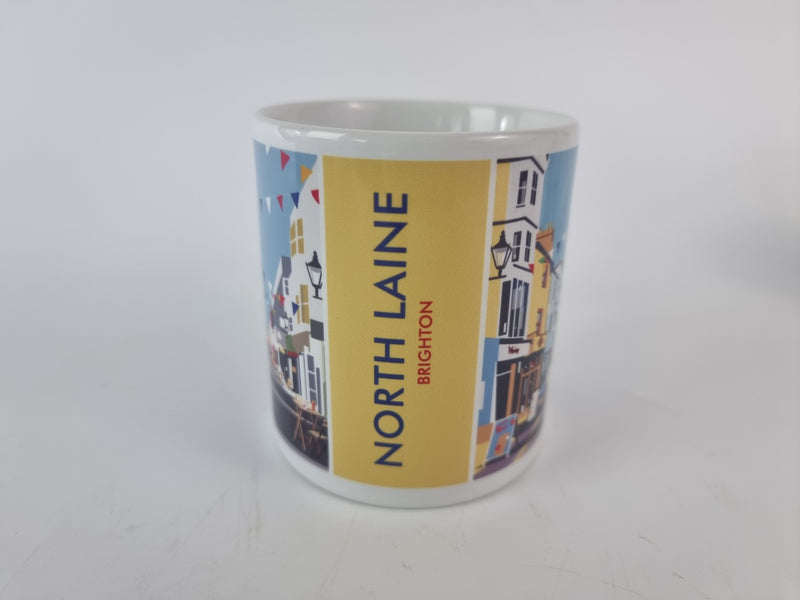 Brighton North Laine Ceramic Mug Designed by Dave Thompson