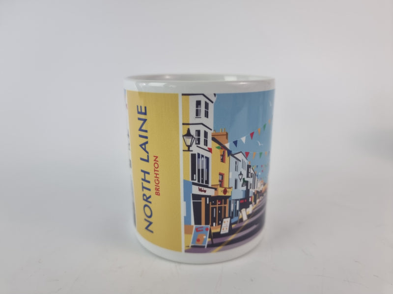 Brighton North Laine Ceramic Mug Designed by Dave Thompson