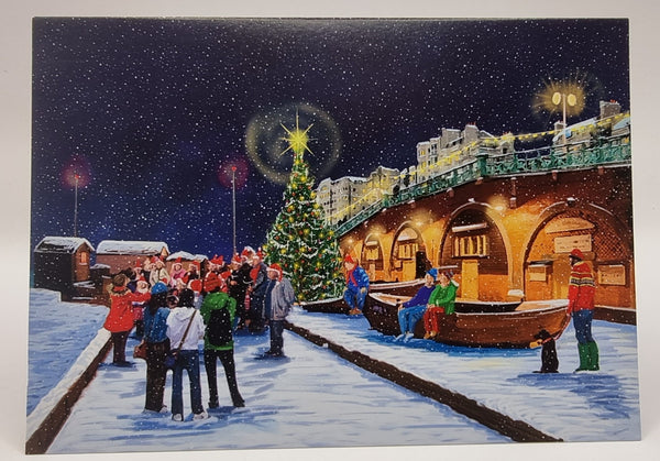 Brighton Seafront Choir Design Charity Christmas Card Pack of 10