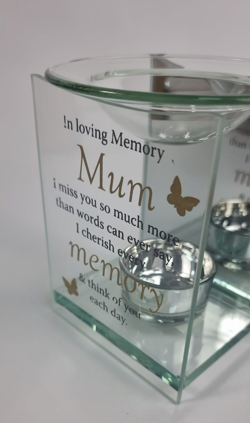 Memorial Tea Light Wax / Oil Burner Mum