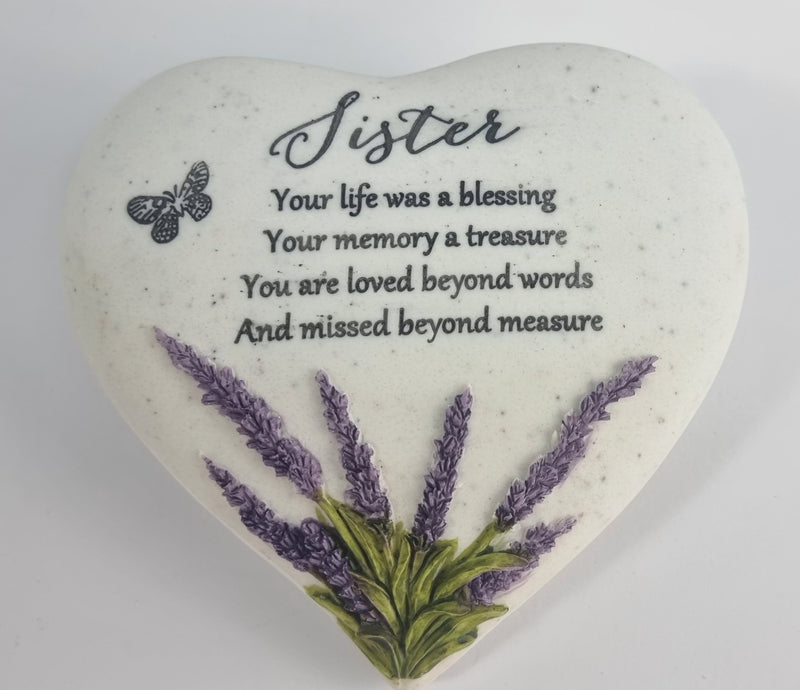 Memorial Stones, Lavender Design - Various Designs